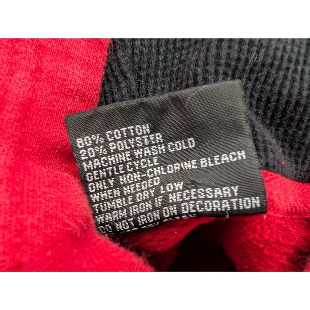 Vintage South Pole Hoodie Sweatshirt Women's L 16-18 Red Y2K Streetwear Outdoor - Picture 7 of 8